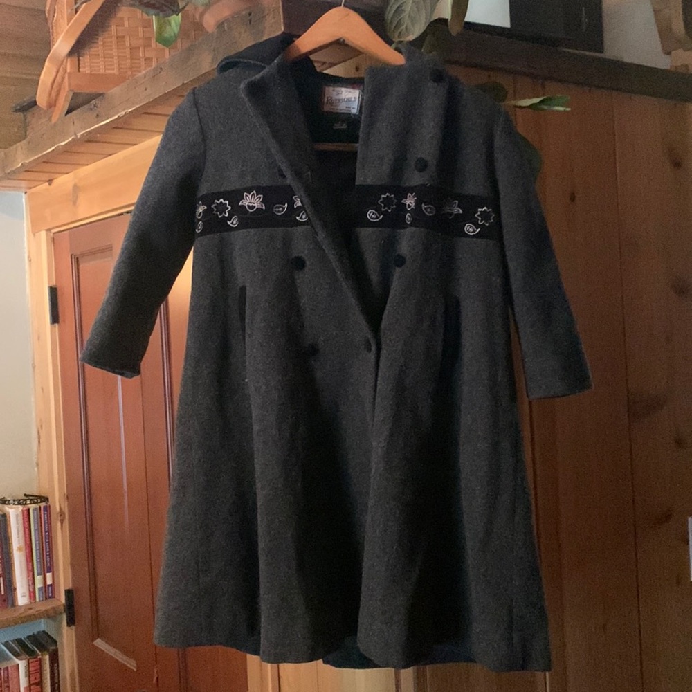 Girls Rothschild 💯% Lambs Wool Dress Jacket Pea Coat
